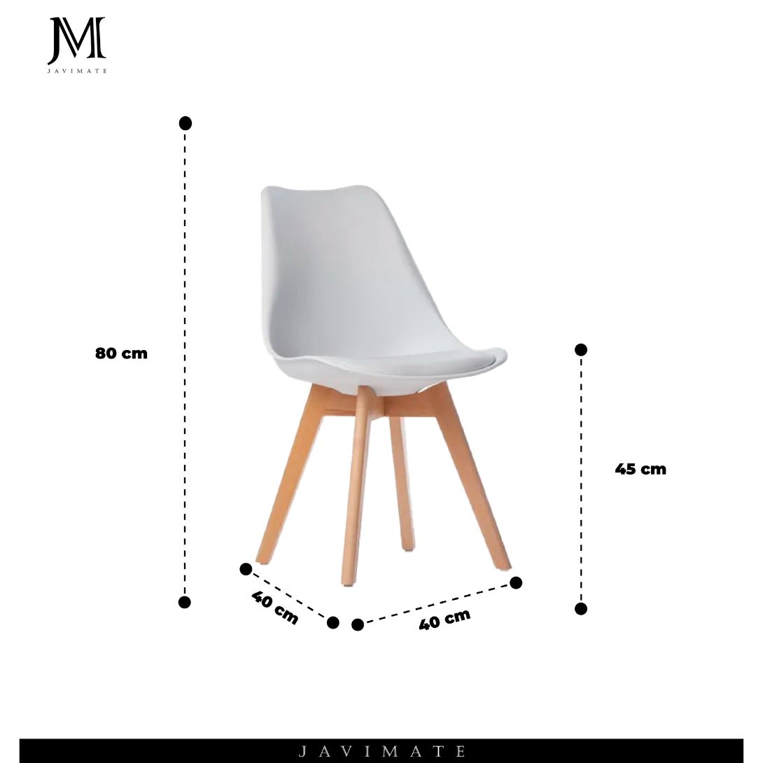 SILLA DE COMEDOR TULIP COLORES - 5