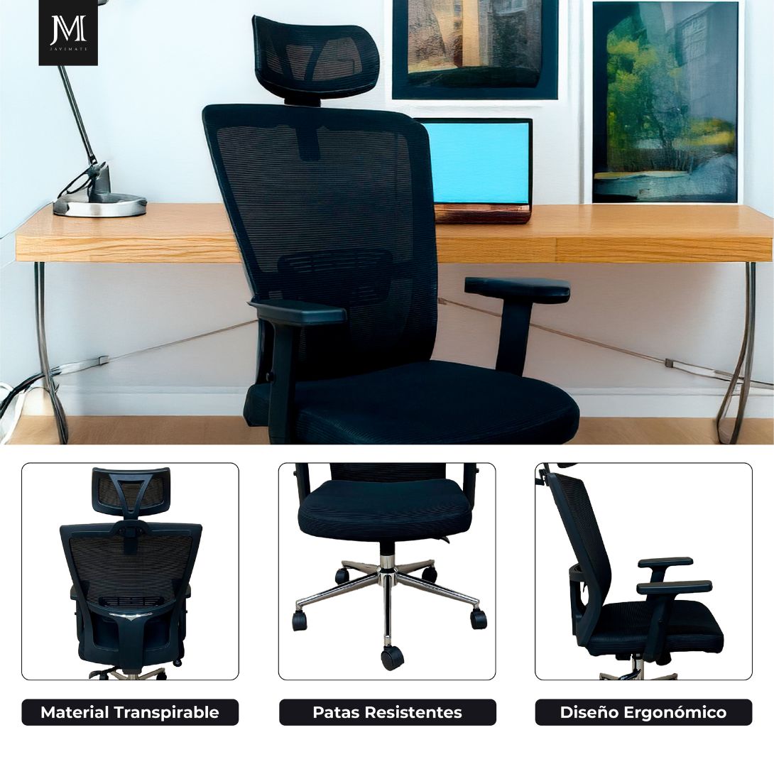 SILLA DE OFICINA ERGONOMICA PRO 2 - 6
