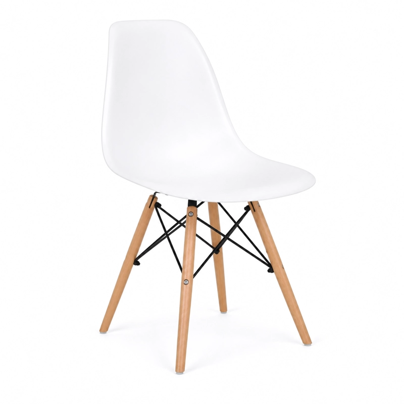 PACK 4 SILLAS COMEDOR EAMES BLANCA - 2