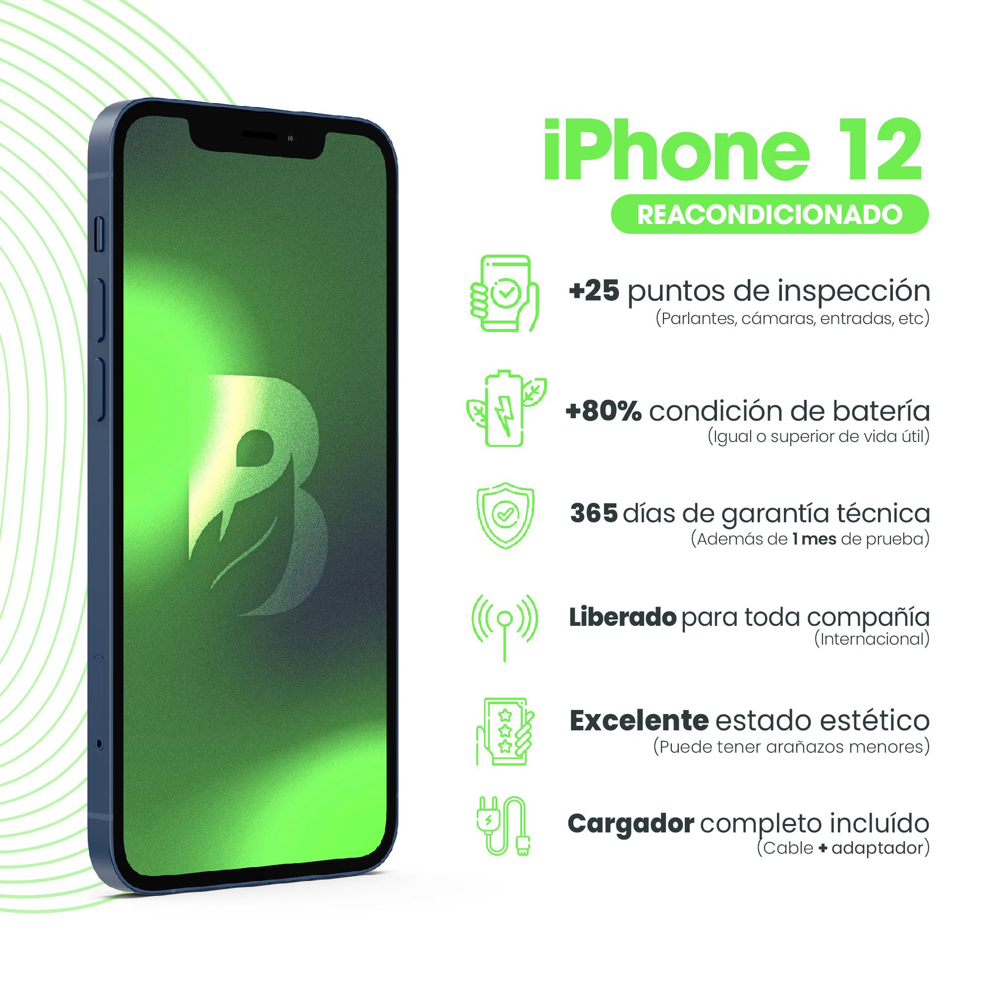 IPHONE 12 64GB - AZUL RECONDICIONADO - 6