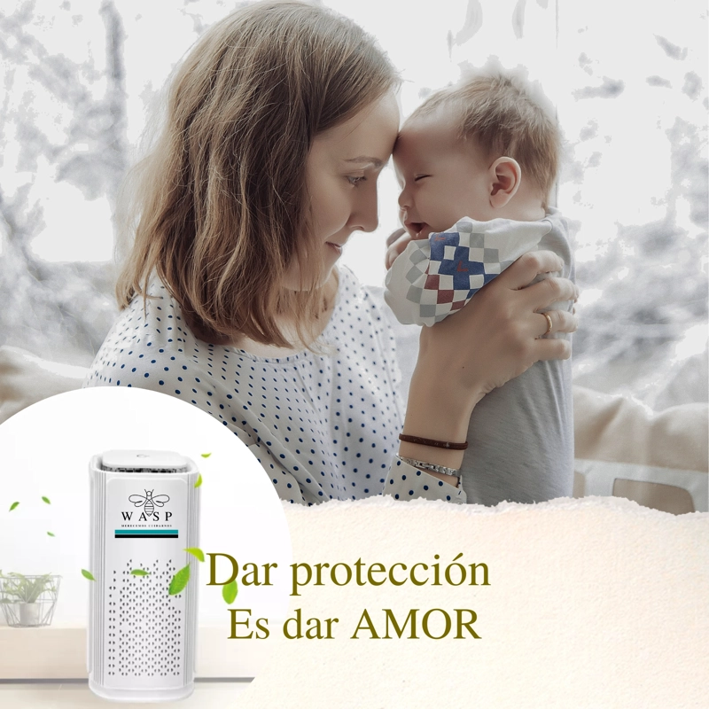 PURIFICADOR DE AIRE WASP CON FILTRO HEPA IONIZADOR Y LUZ UV - 5