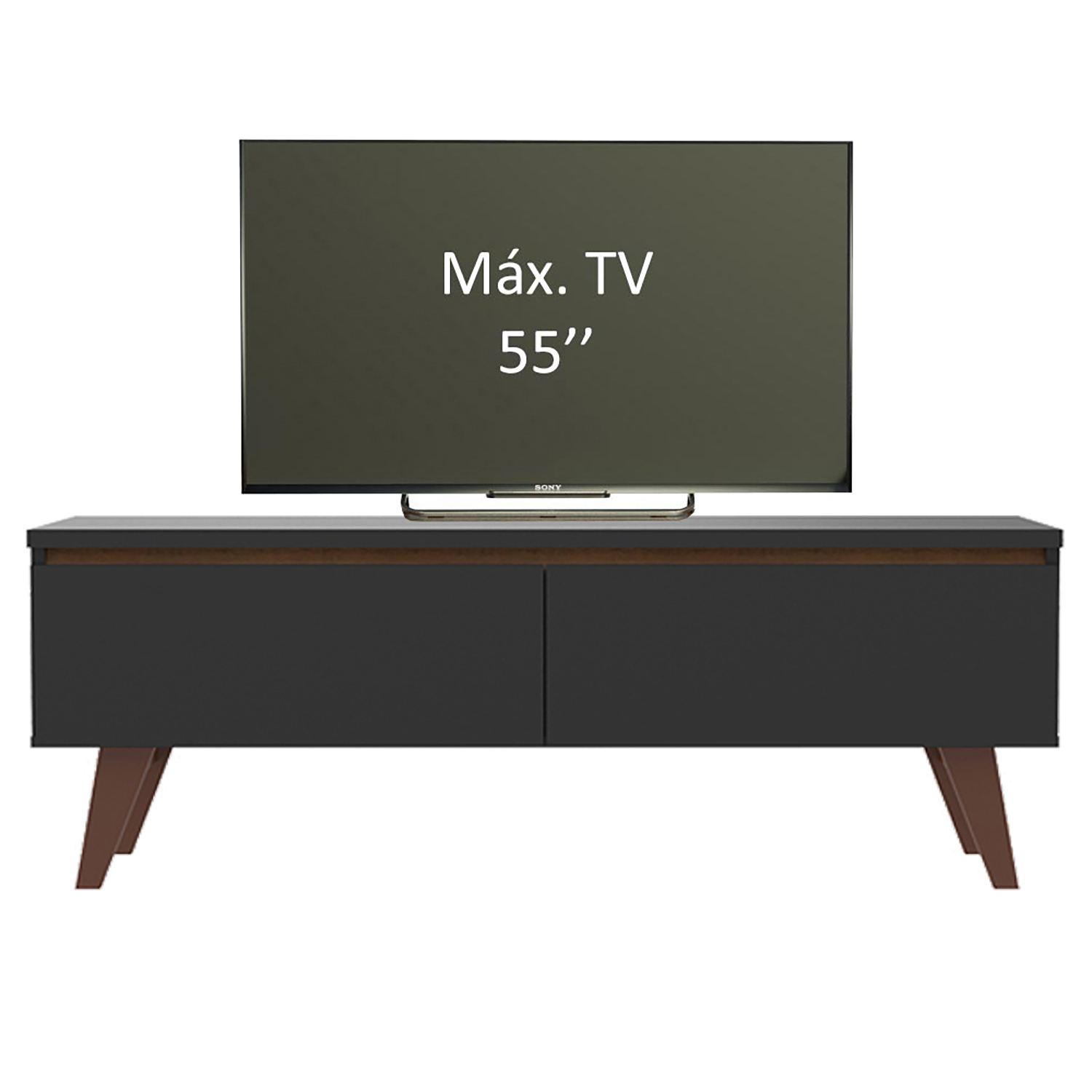RACK TV LE MANS DARK 55' 2P - 2