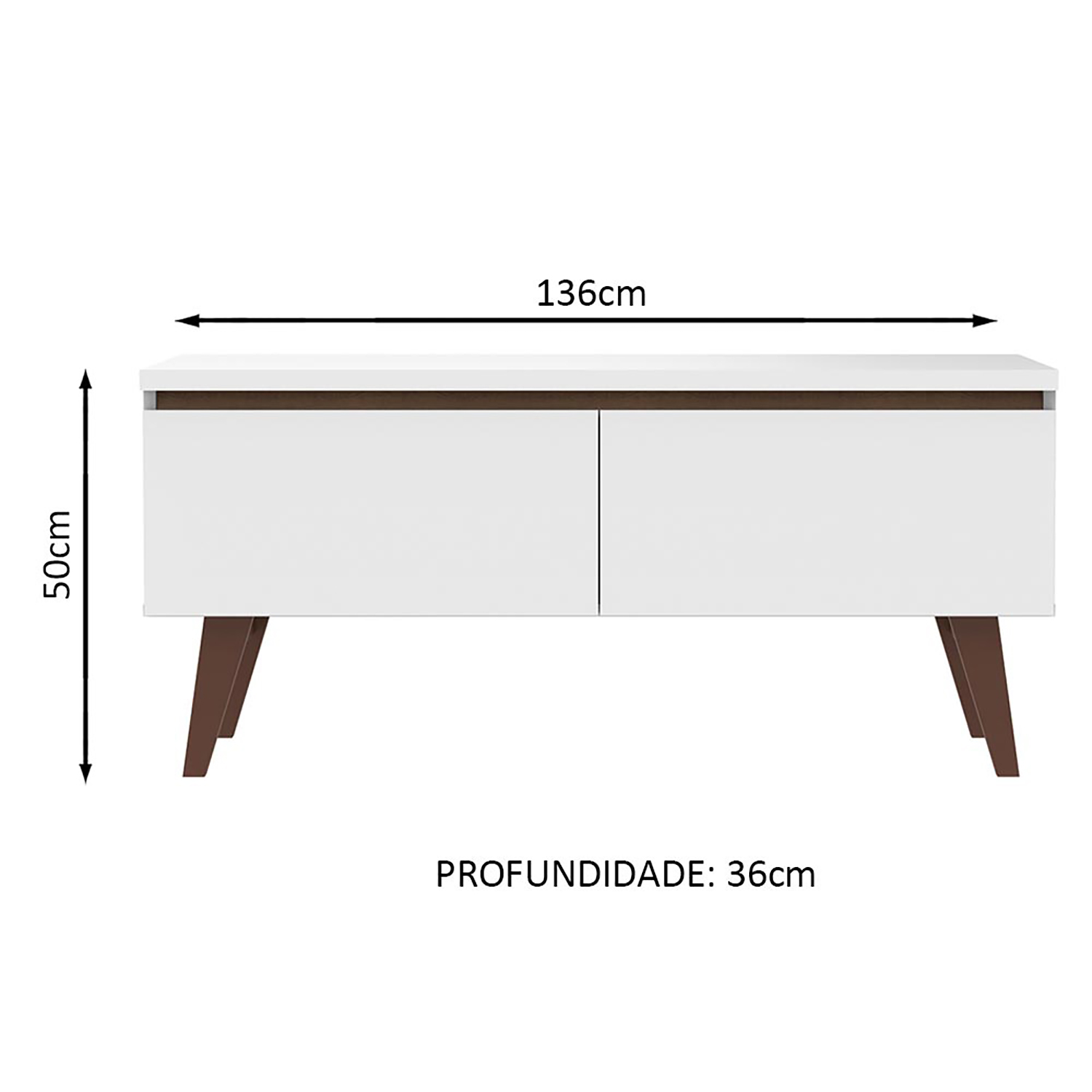 RACK TV VEKKA HOME MANS LE LIGHT 55' 2P - 5
