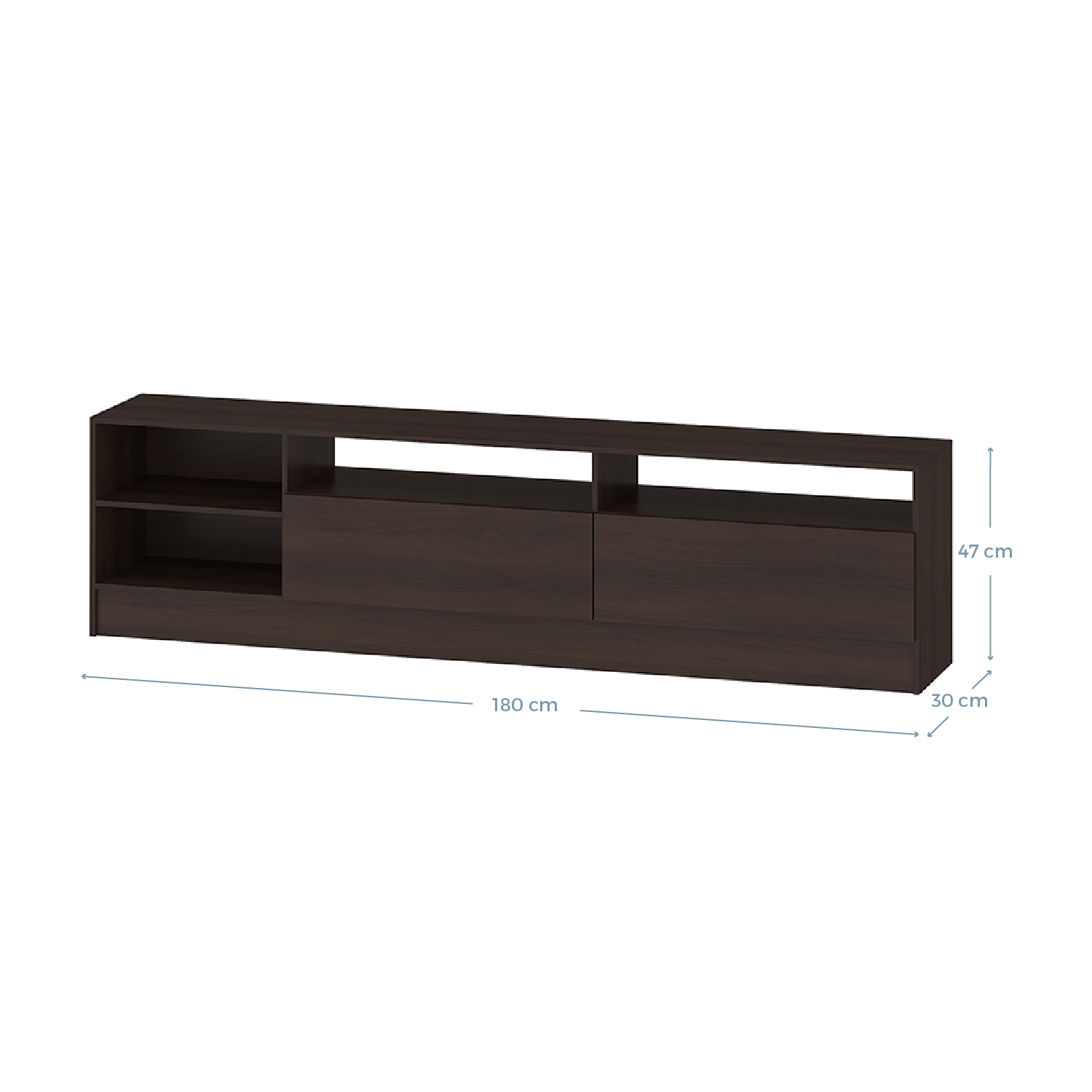 RACK TV 75 PULGADAS 2 PUERTAS VEKKA HOME MOYAN CAFE - 8