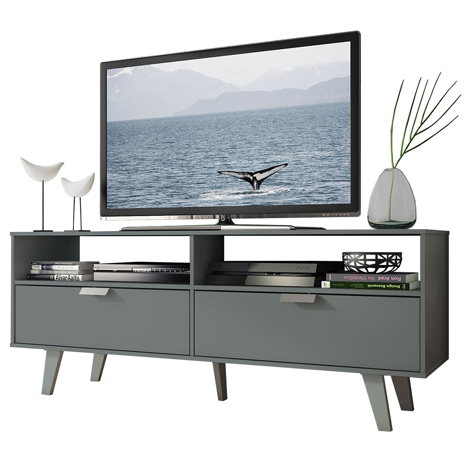 RACK TV OSLO GREY 55' 2P - 5