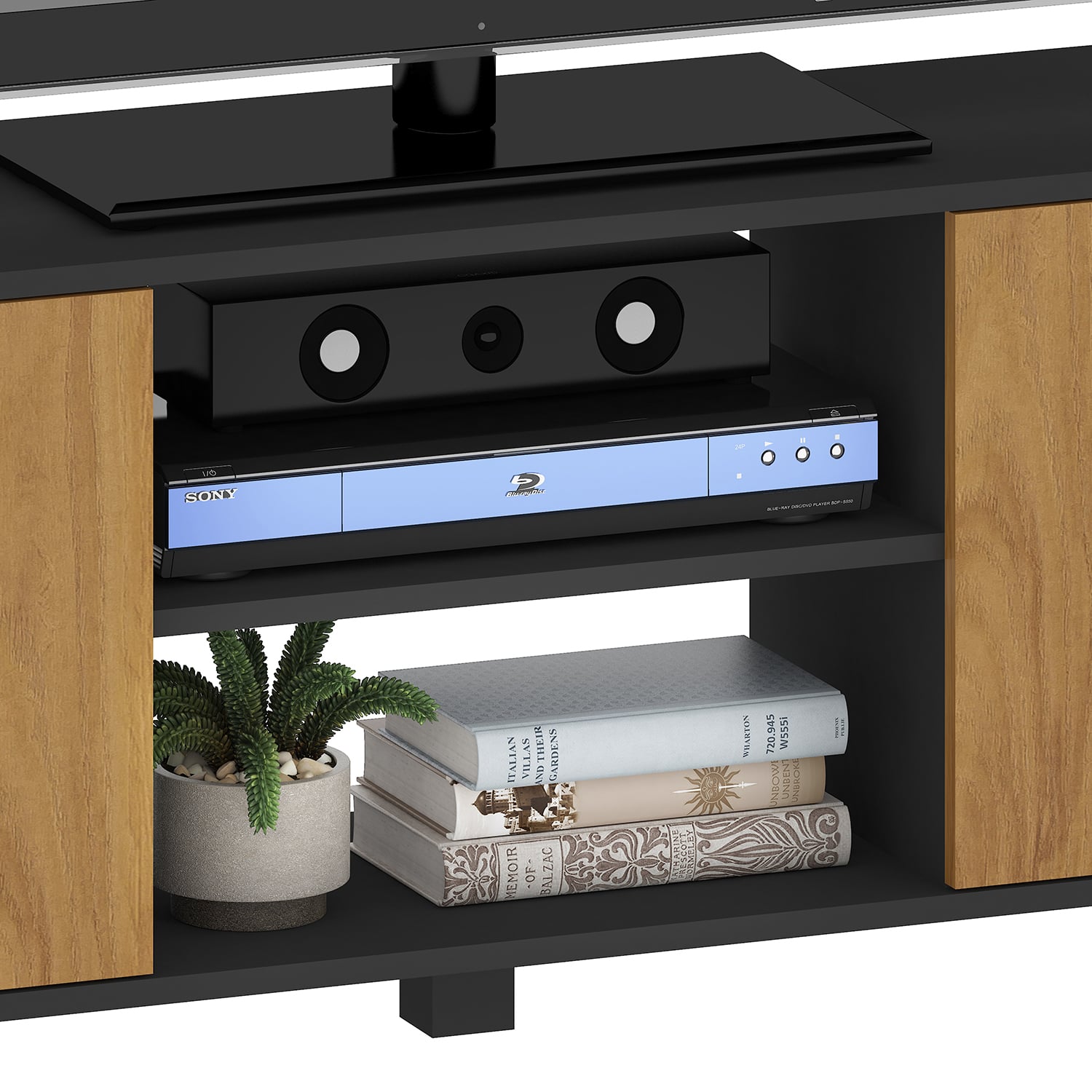 RACK TV 50 PULGADAS 2 PUERTAS VEKKA HOME PORTUGAL - 2