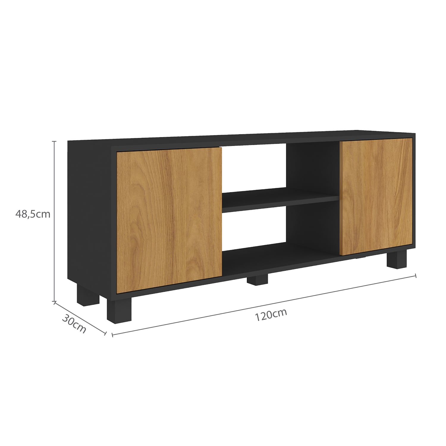 RACK TV 50 PULGADAS 2 PUERTAS VEKKA HOME PORTUGAL - 7