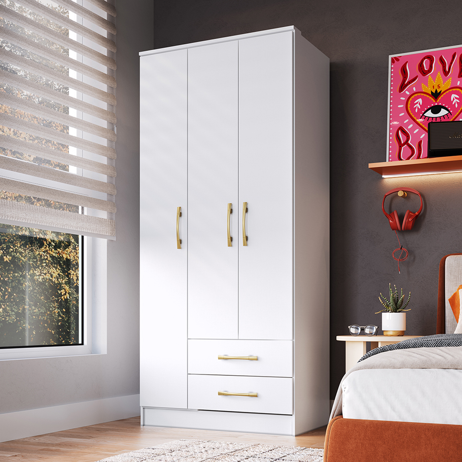 CLOSET PEQUIM LIGHT 3P 2C - 5
