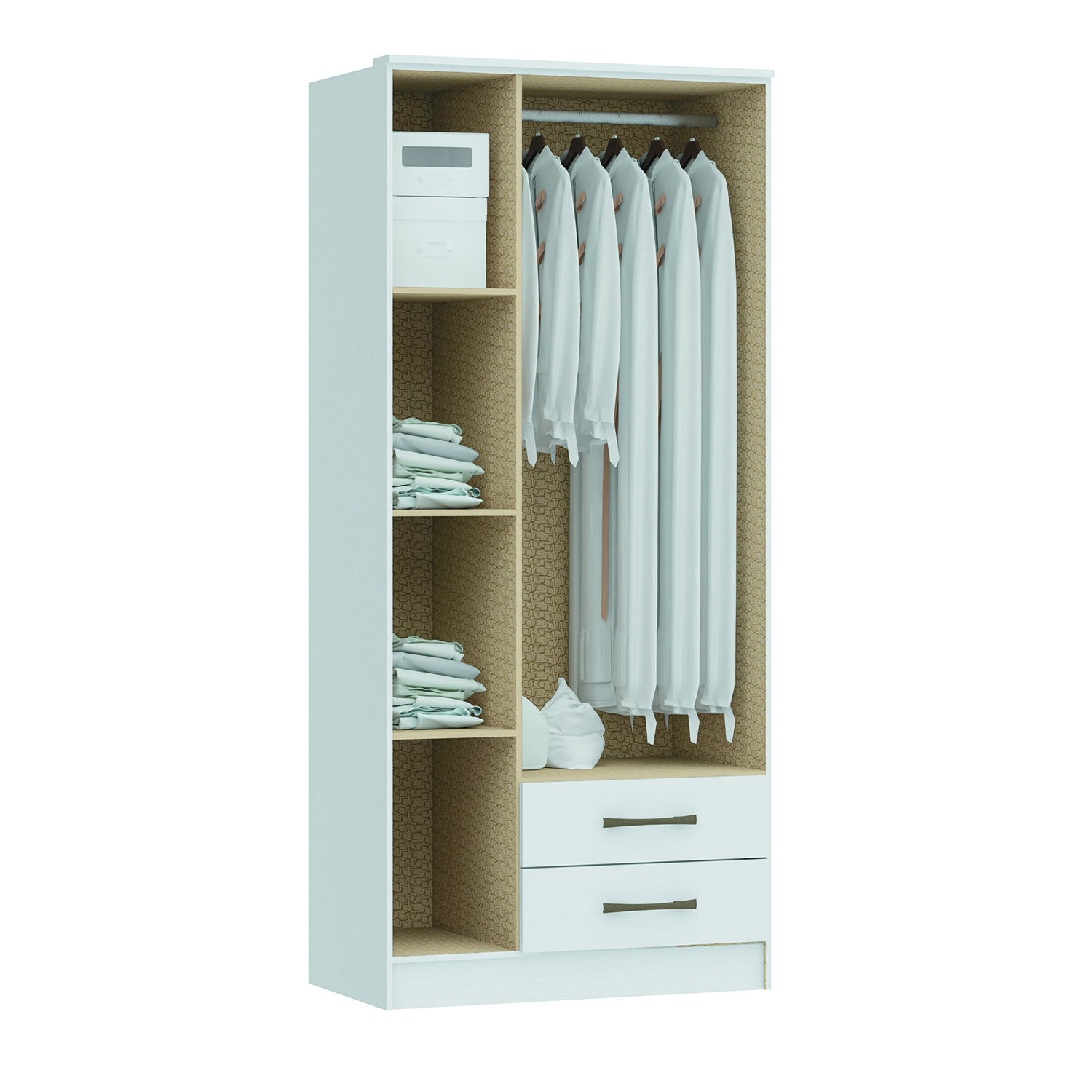 CLOSET PEQUIM LIGHT 3P 2C - 6