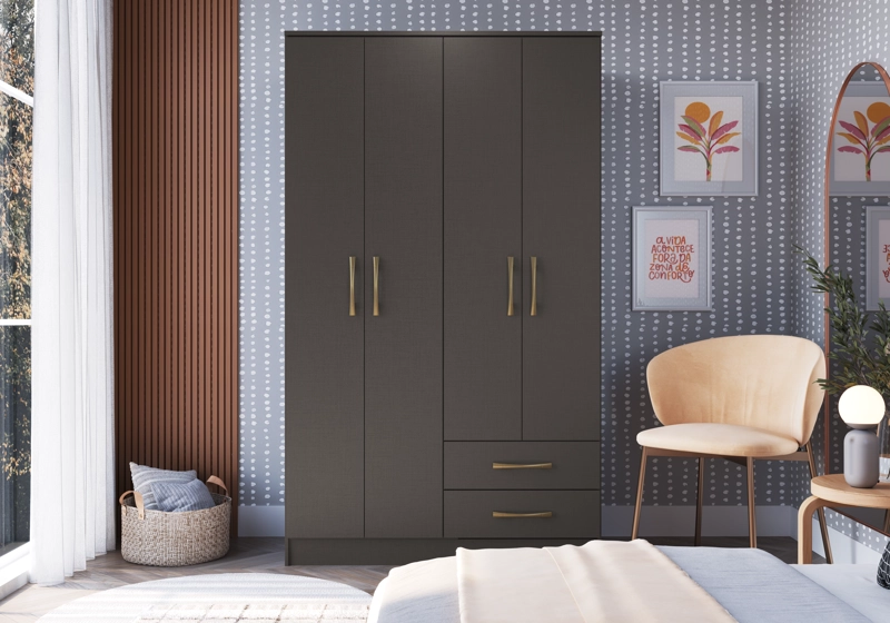 CLOSET PEQUIM DARK 4P 2C - 5