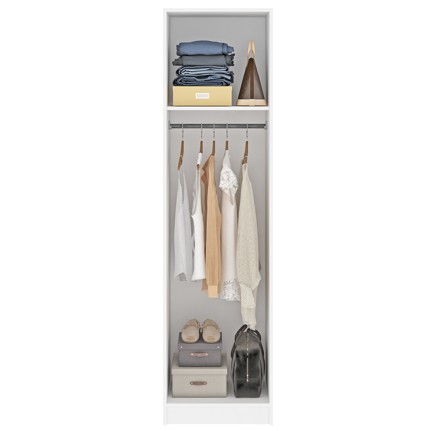 CLÓSET VEKKA HOME WHITE MDF BLANCO 1P - 3
