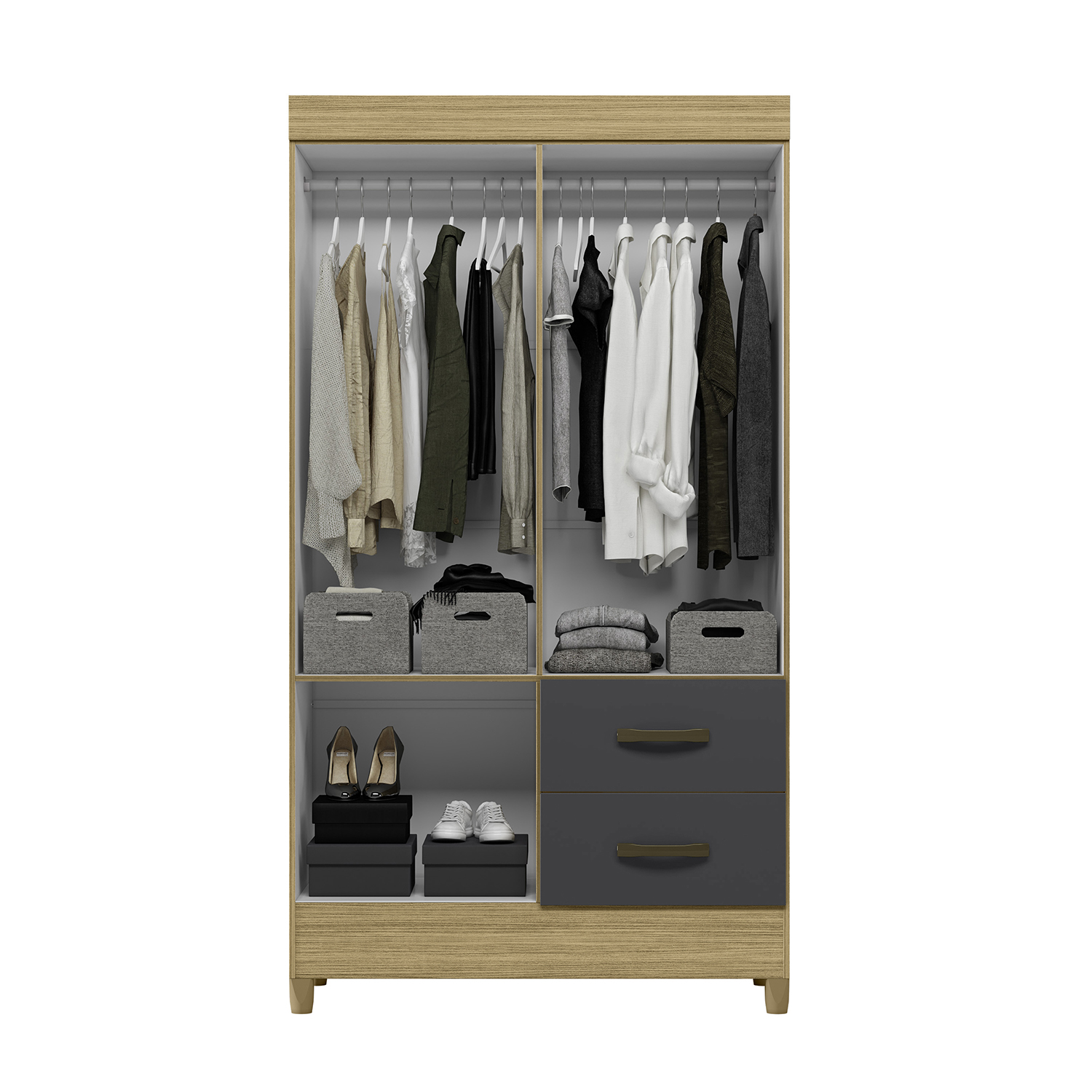 CLOSET 4P MOBI GRAPHITE - 2