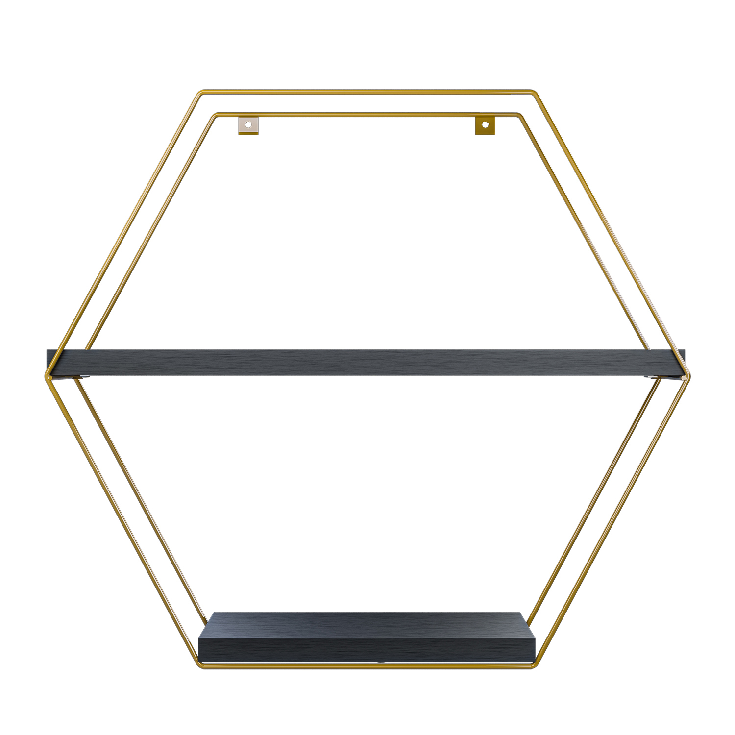 REPISA HEXAGONAL GOLDEN BLACK - 3