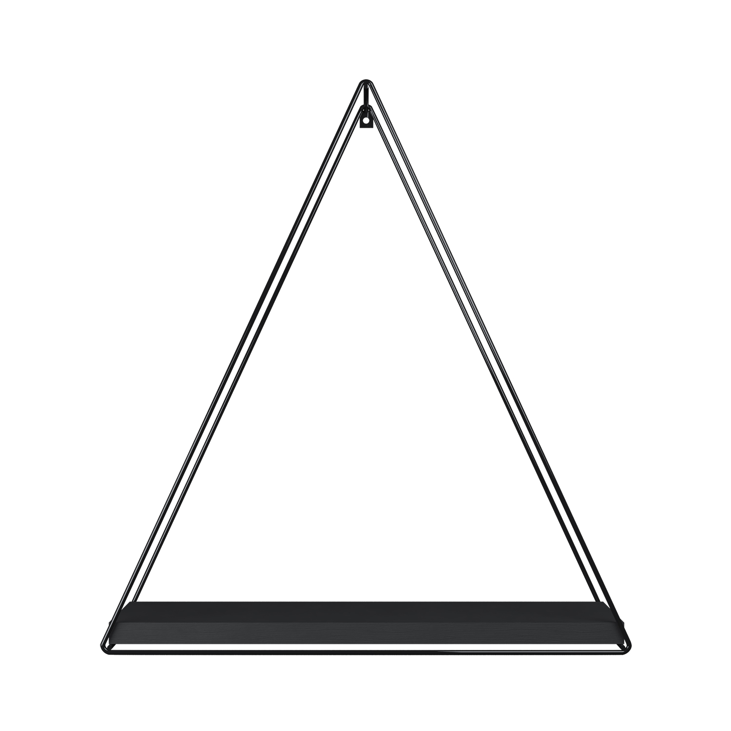 REPISA TRIANGULAR TOTAL BLACK 25X10X25CM - 3