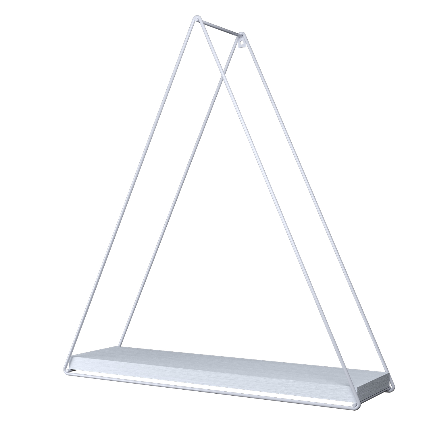 REPISA TRIANGULAR TOTAL WHITE 37X10X40CM - 2