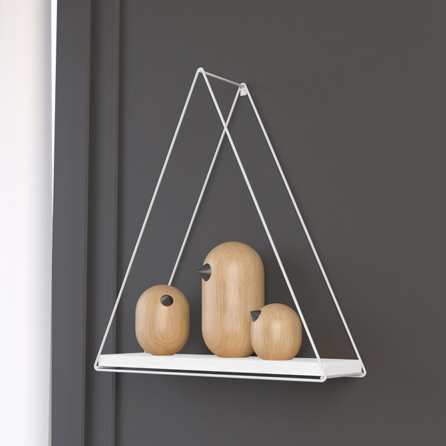 REPISA TRIANGULAR TOTAL WHITE 37X10X40CM - 4