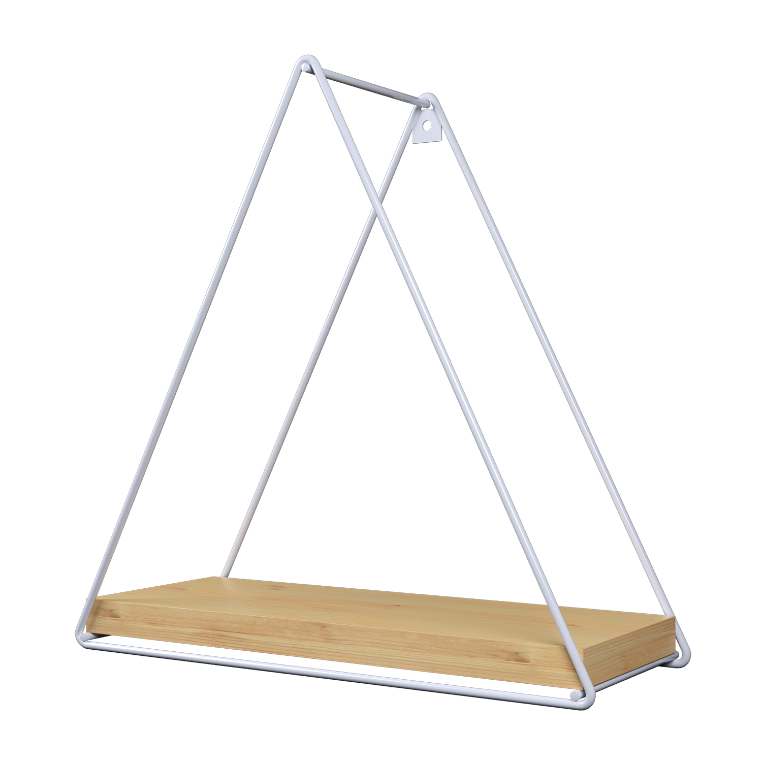 REPISA TRIANGULAR PINO WHITE 25X10X25CM - 2