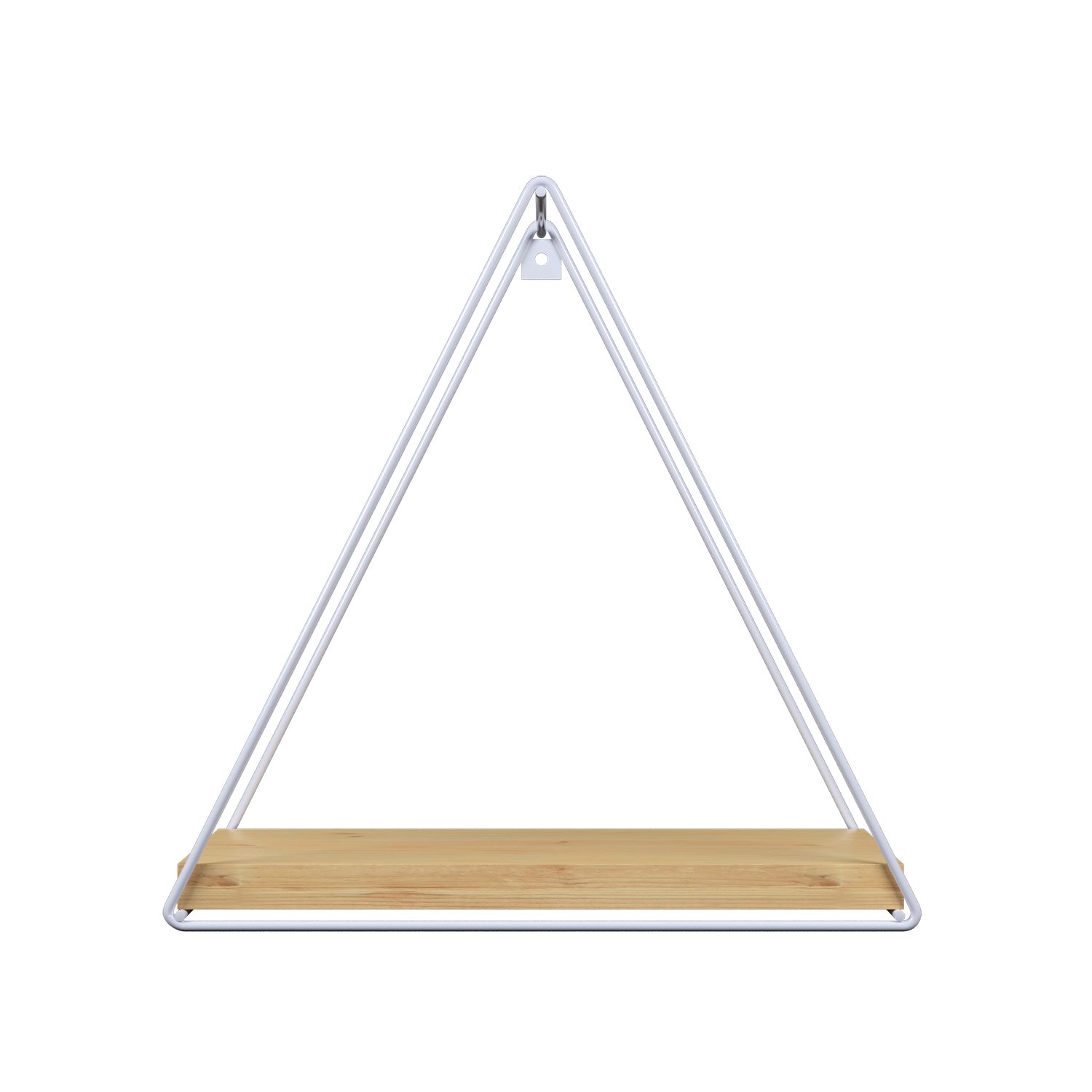 REPISA TRIANGULAR PINO WHITE 25X10X25CM - 3