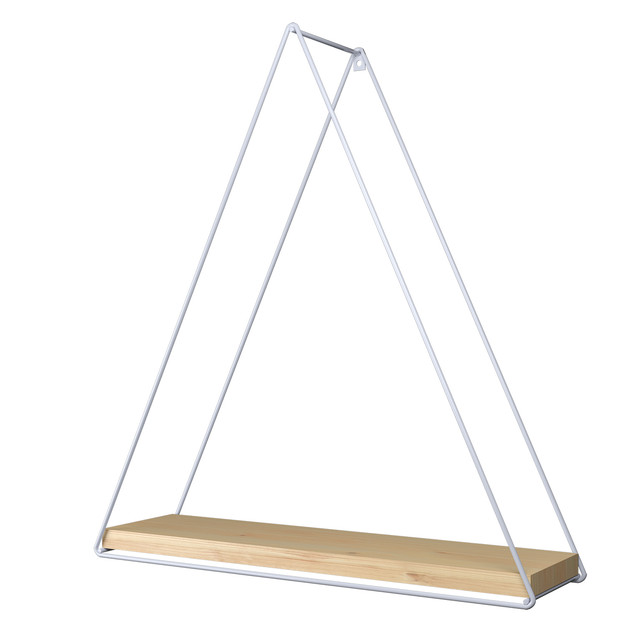 REPISA TRIANGULAR PINO WHITE 37X10X40CM - 2