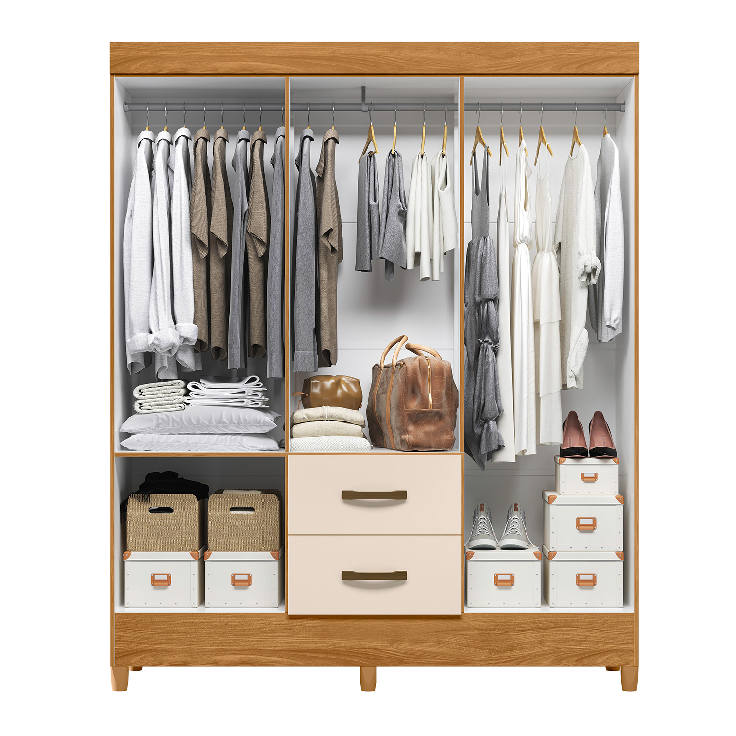 COMBO VEKKA HOME MOBI MDP CAFÉ CLOSET 6P+ CLOSET 4P - 4