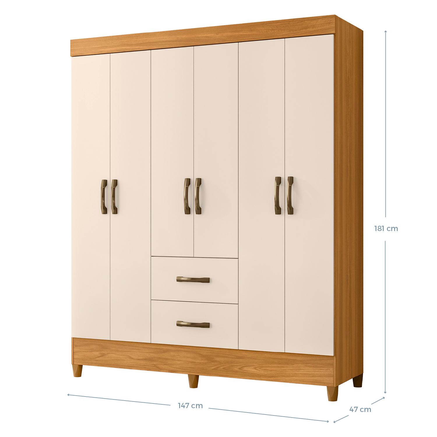 COMBO VEKKA HOME MOBI MDP CAFÉ CLOSET 6P+ CLOSET 4P - 6