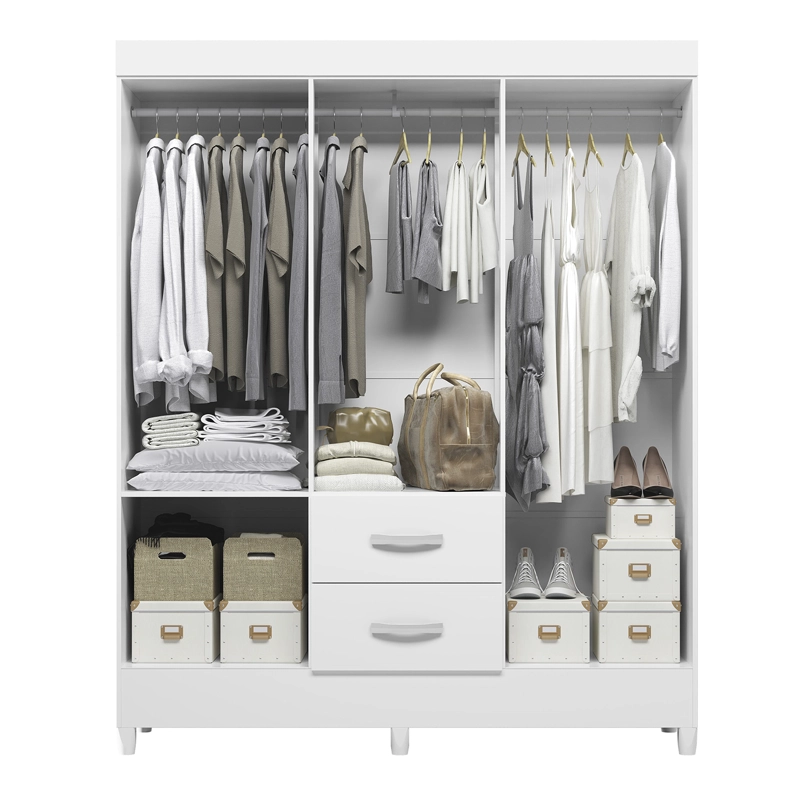 CLOSET 6P MOBI WHITE - 4