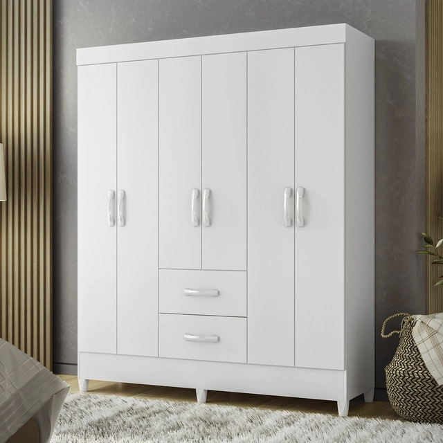 CLOSET 6P MOBI WHITE - 5