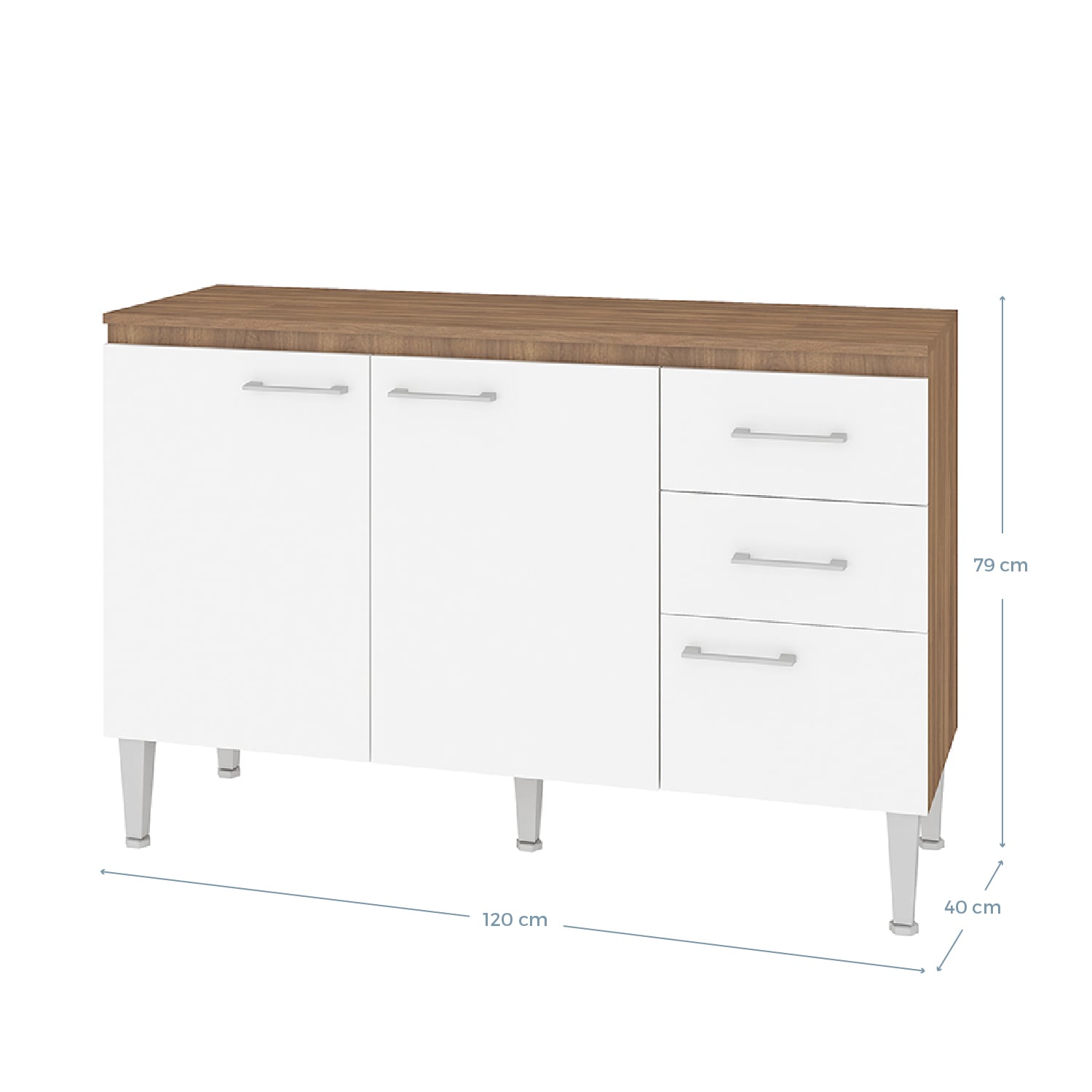 MUEBLE VEKKA HOME OPIE BASE 120 CM MDP - 8
