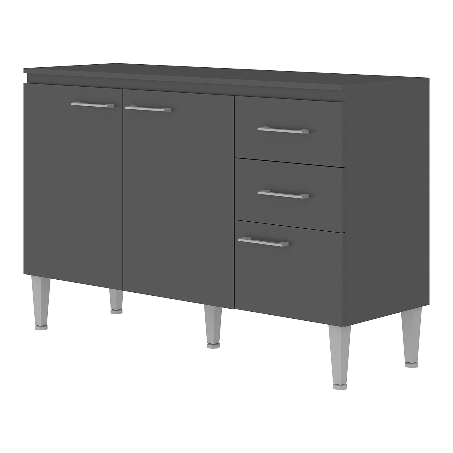 MUEBLE VEKKA HOME OPIE MDP GRIS BASE 120 CM - 4