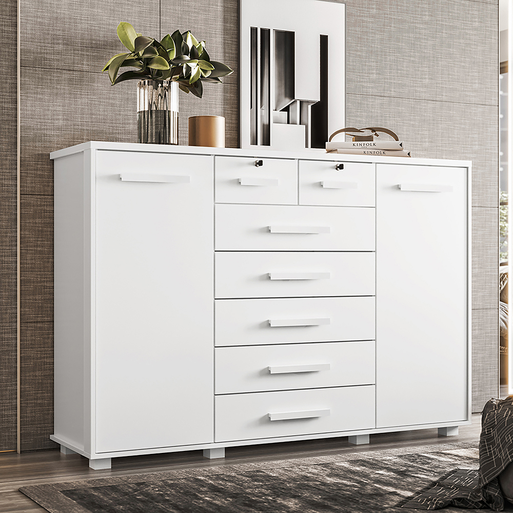 COMODA FONTANA WHITE 2P+7C - 2