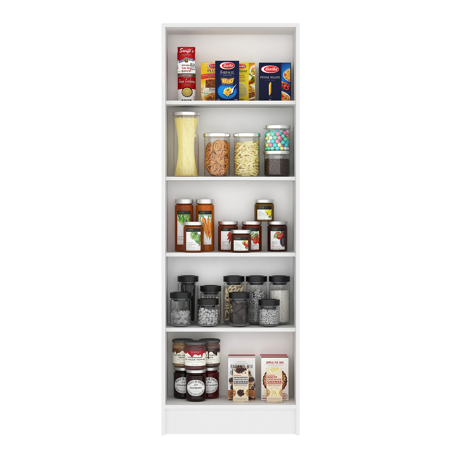 DESPENSA VEKKA HOME DESPENSA 2 PUERTAS 170 CM MDP - 6
