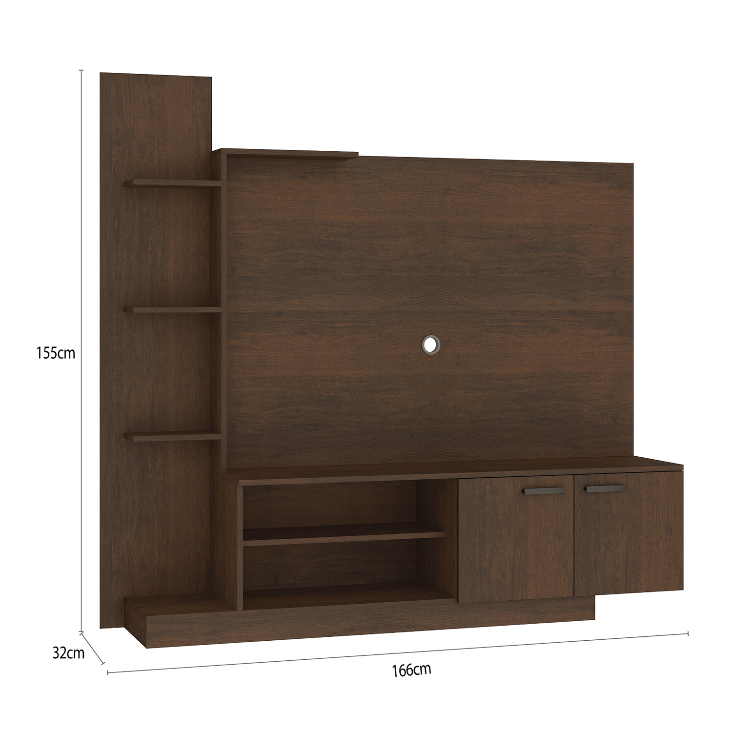RACK TV VEKKA HOME REINA RUSTIC 55’’ - 3