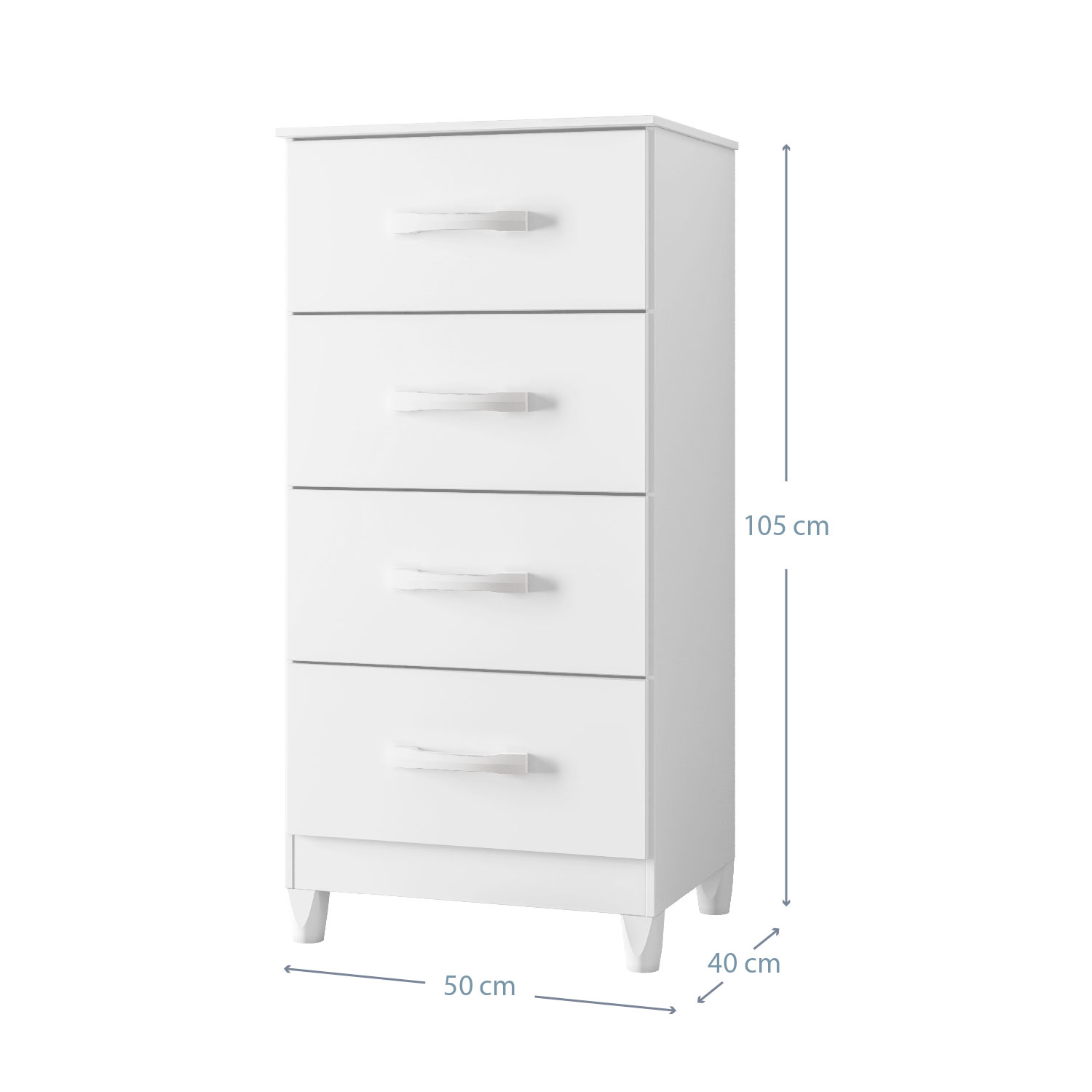 COMBO CLOSET VEKKA HOME MOBI 6 PUERTAS 2 CAJONES + COMODA 4 CAJONES BLANCO - 6