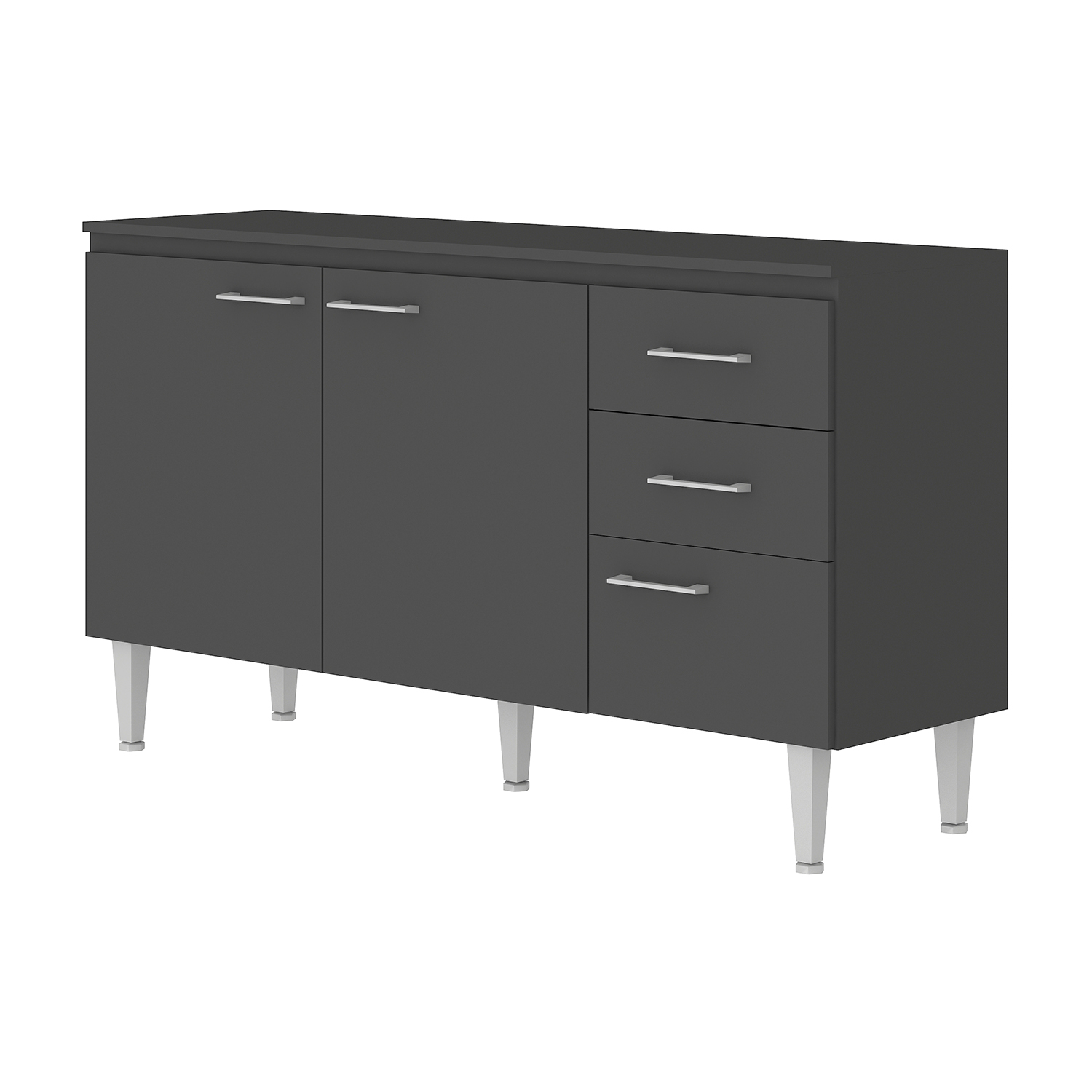 MUEBLE VEKKA HOME OPIE BASE GRAFITO 140 CM MDP - 4