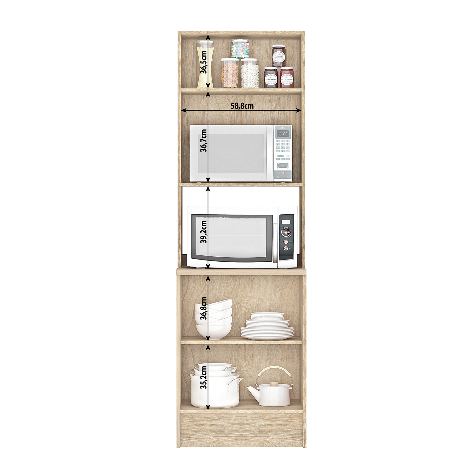 DESPENSA VEKKA HOME MIA 4 PUERTAS MDP - 8