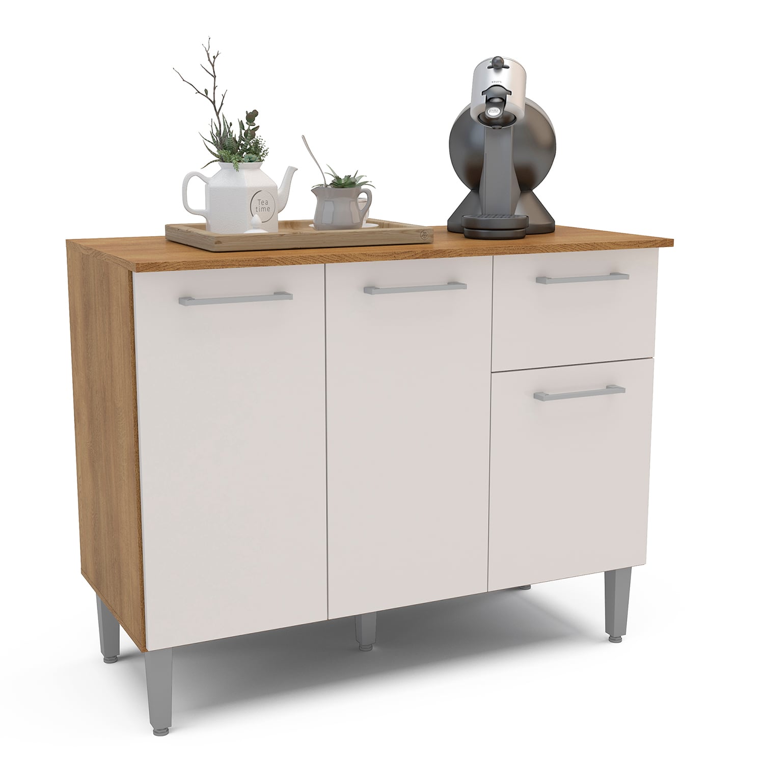 MUEBLE VEKKA HOME EVANDRO BASE NEW 105 CM MDP - 3