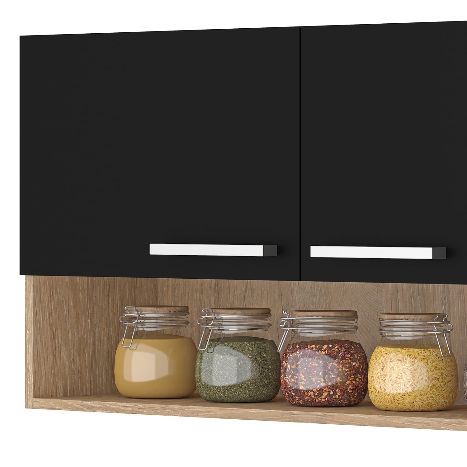 KIT VEKKA HOME MADRI COCINA SIMPLE BLACK MDP - 6