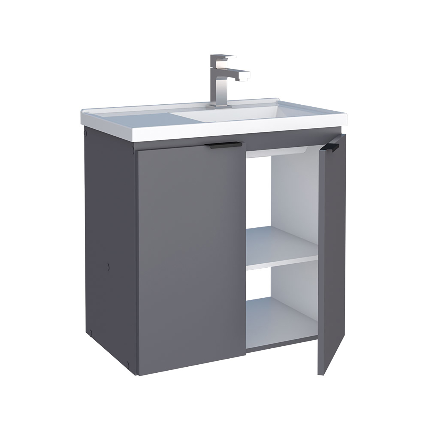 VANITORIO VEKKA HOME AEREO ASTER 60 GREY MDP - 5