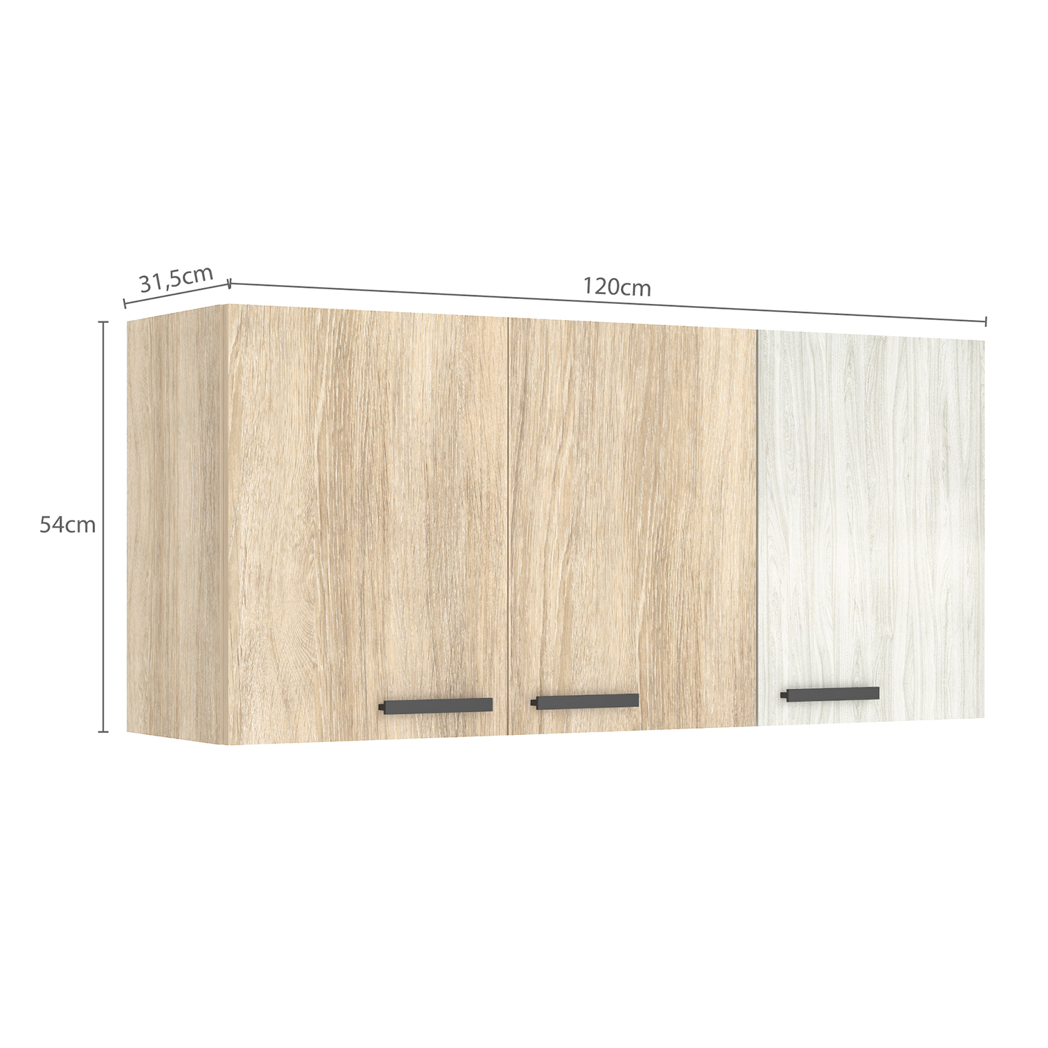 MUEBLE VEKKA HOME MIA AEREO 12O CM MDP - 6