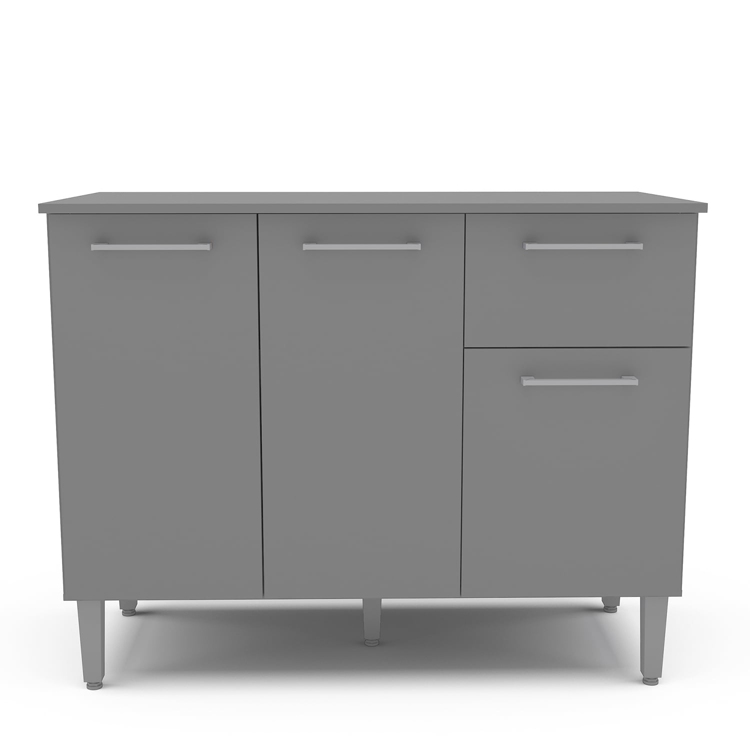 MUEBLE VEKKA HOME EVANDRO BASE NEW GRAFITO 105 CM MDP - 6