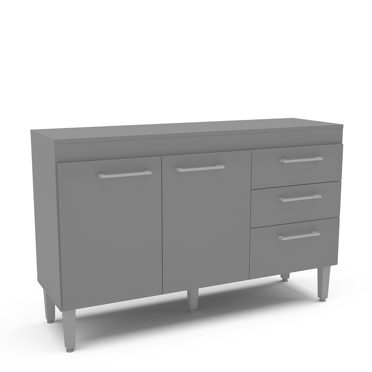 MUEBLE VEKKA HOME OPIE BASE NEW GRAFITO 120 CM MDP - 5