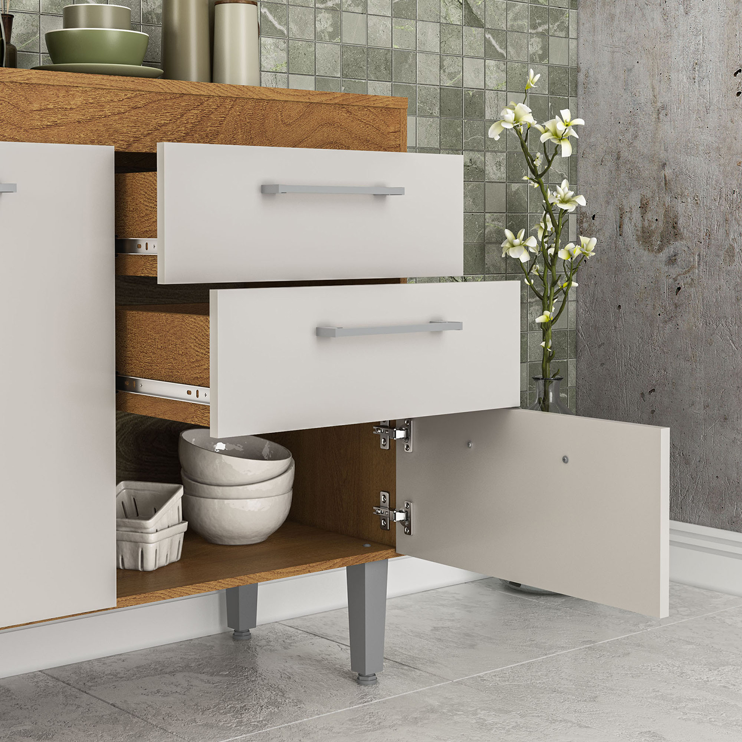 MUEBLE VEKKA HOME OPIE BASE NEW 120 CM MDP - 2