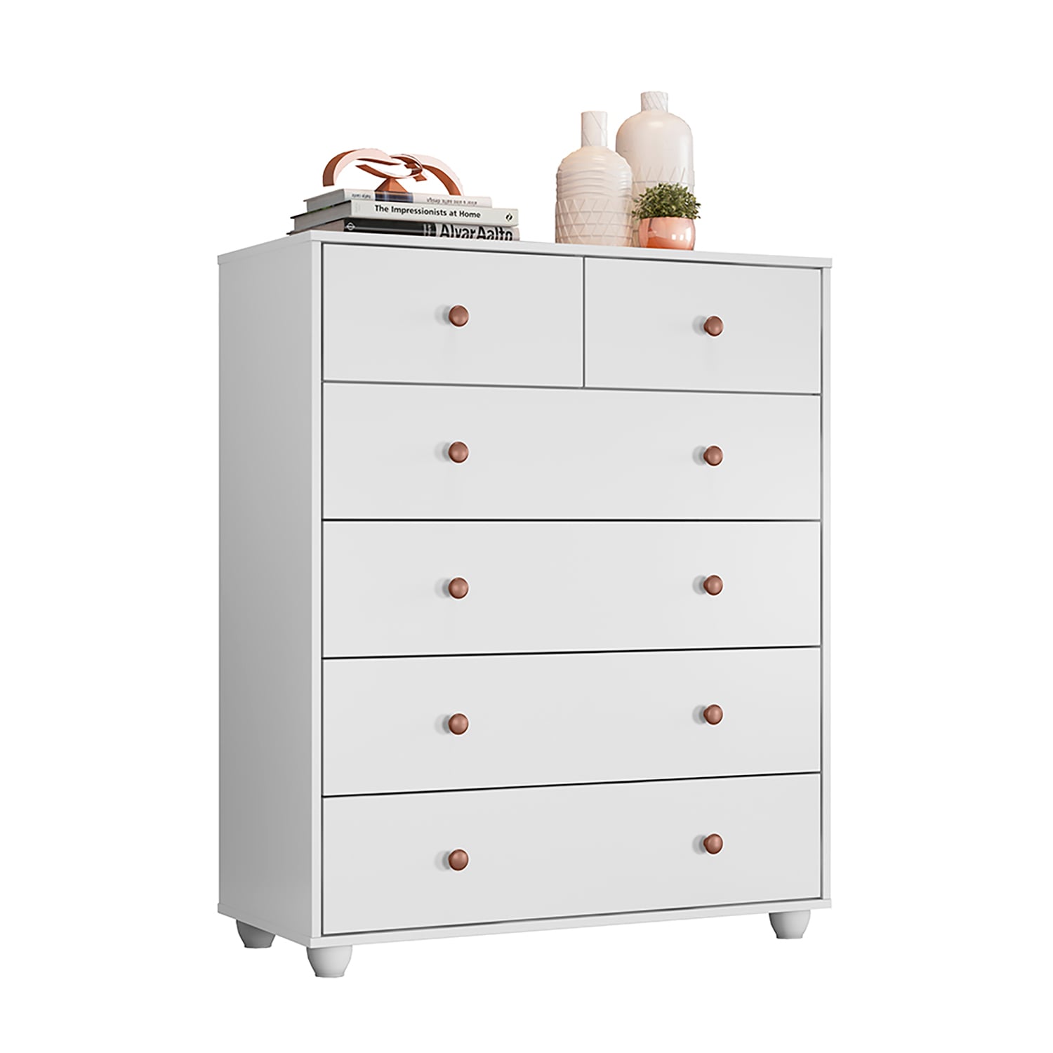COMODA VITTORIA WHITE 6C - 2