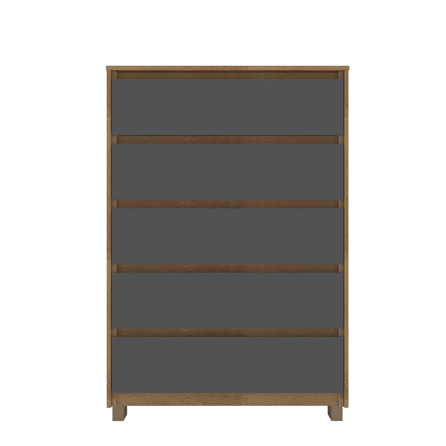 CÓMODA VEKKA HOME MDP GRIS COIMBRA 5C - 3