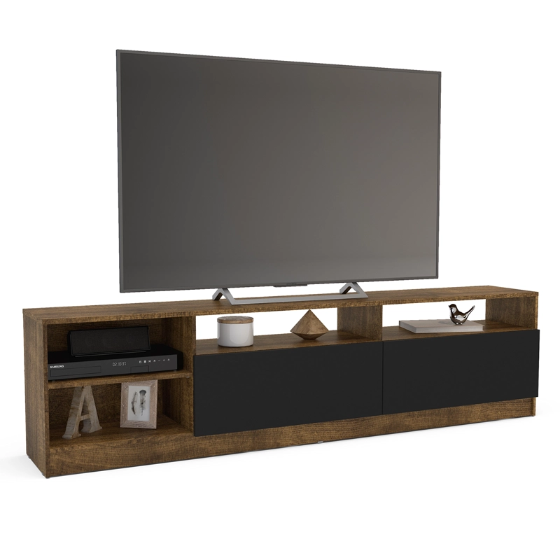 RACK TV MOYAN 75 PULGADAS DARK 2 PUERTAS - 3