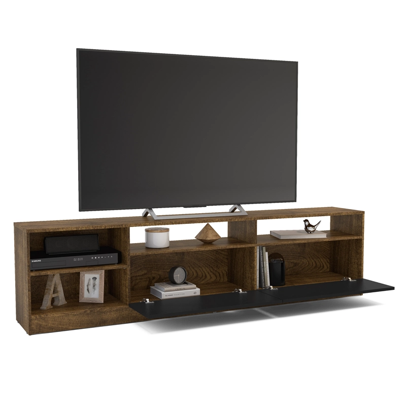 RACK TV MOYAN 75 PULGADAS DARK 2 PUERTAS - 4