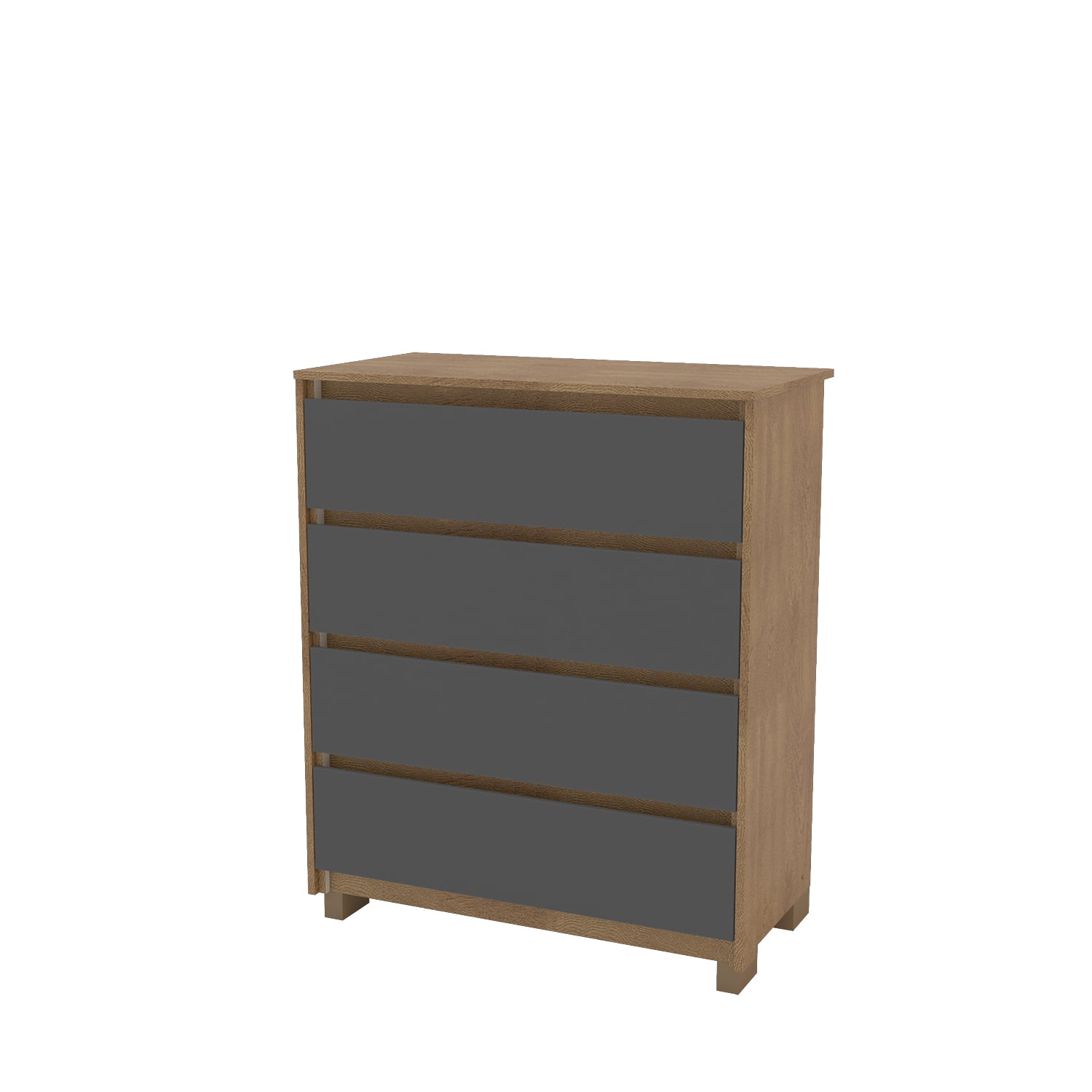 CÓMODA VEKKA HOME MDP GRIS COIMBRA 4C - 1