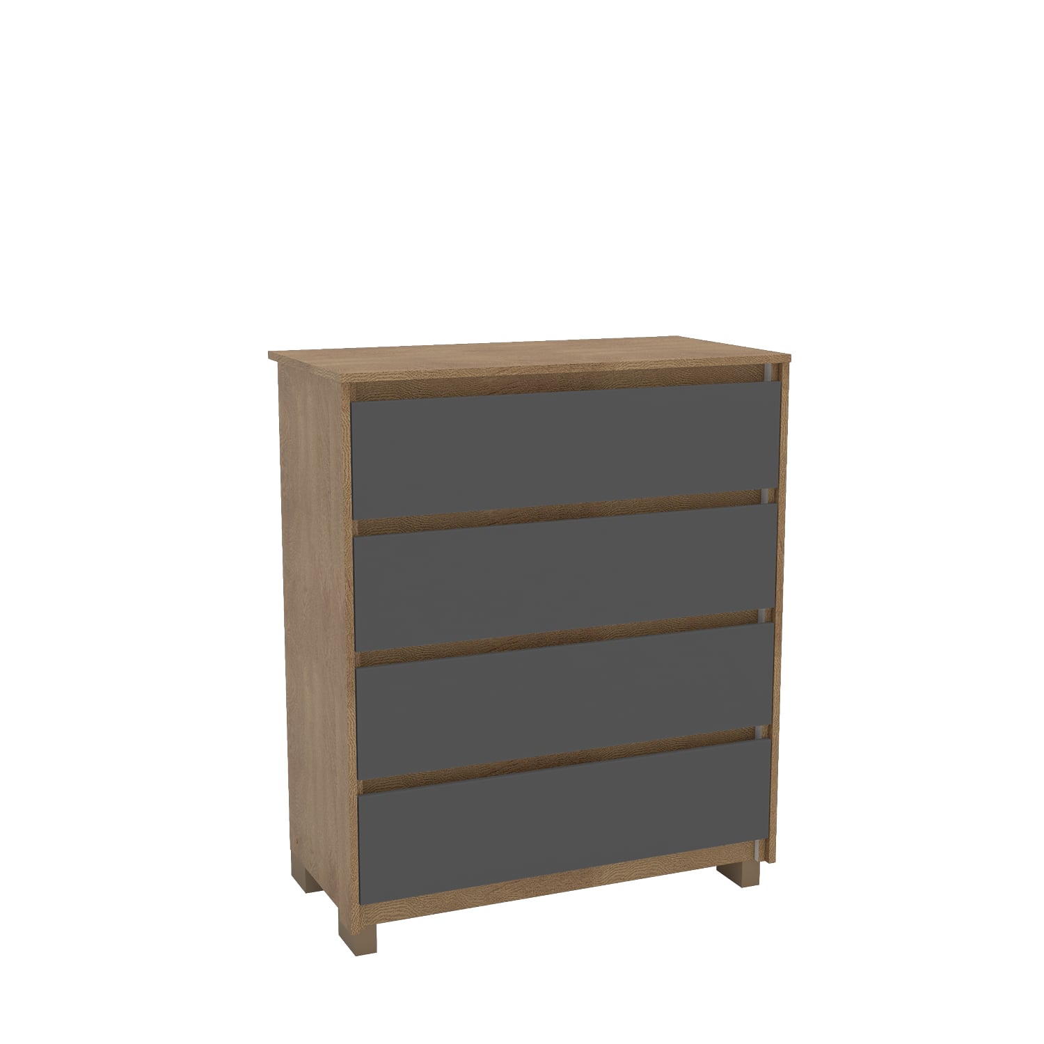 CÓMODA VEKKA HOME MDP GRIS COIMBRA 4C - 3