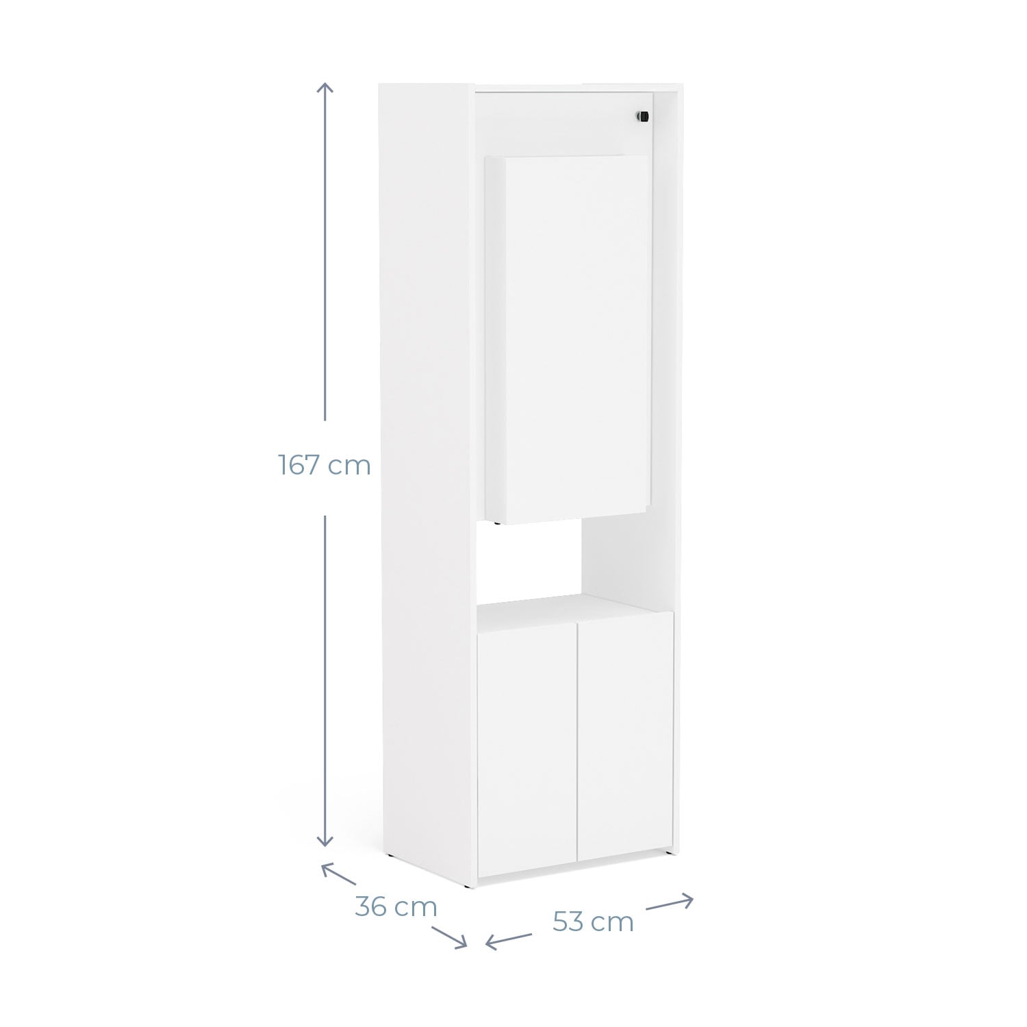 MESA VEKKA HOME MDP BLANCO COCINA PLEGABLE - 2