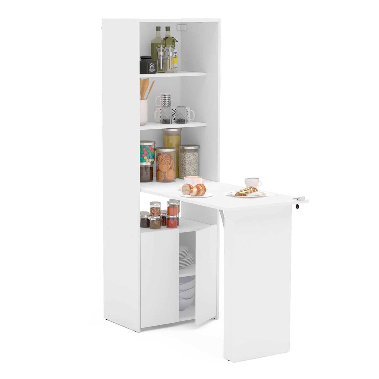 MESA VEKKA HOME MDP BLANCO COCINA PLEGABLE - 3